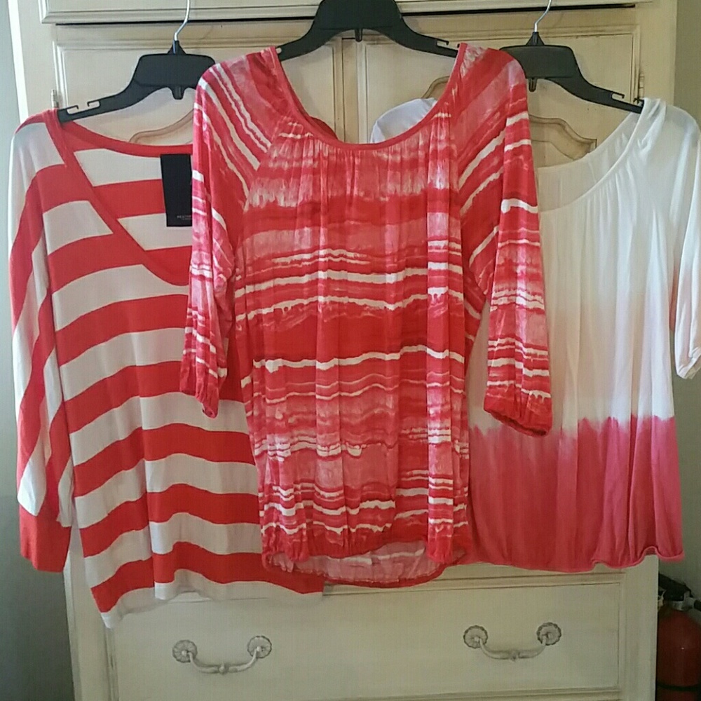 3 fun orange shade shirts